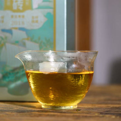 Jade Bud Brick — 2018 Shou Mei White Tea · 216g Pressed Brick