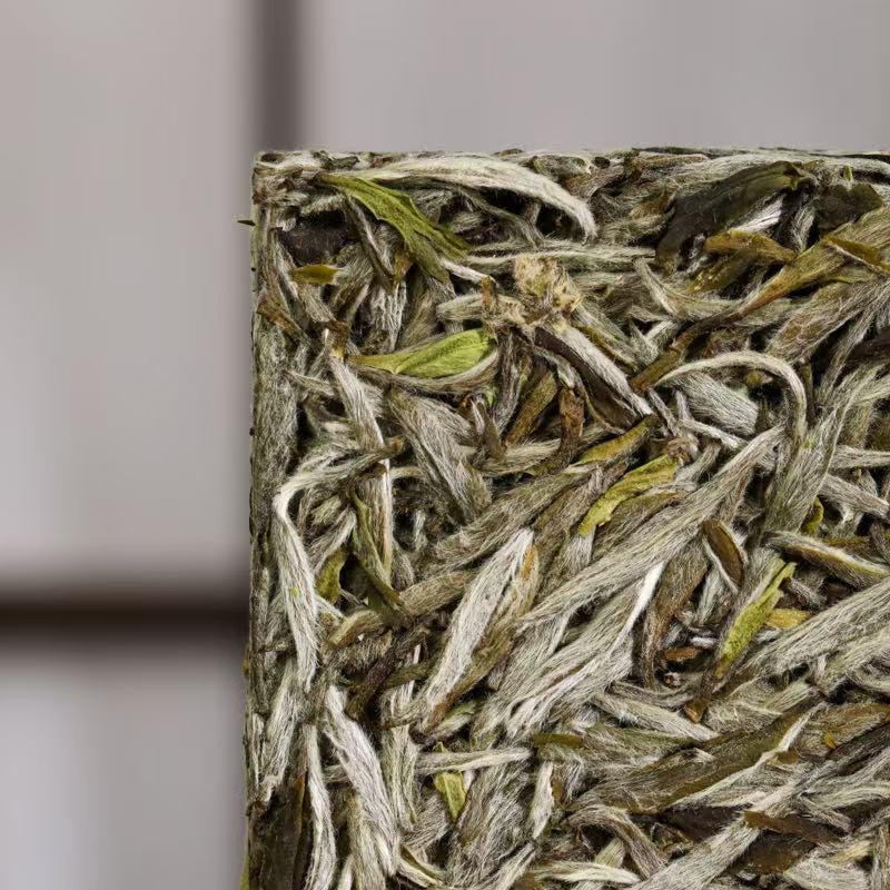 2024 Gold Brick — Silver Needle White Tea · 100g Pressed Brick