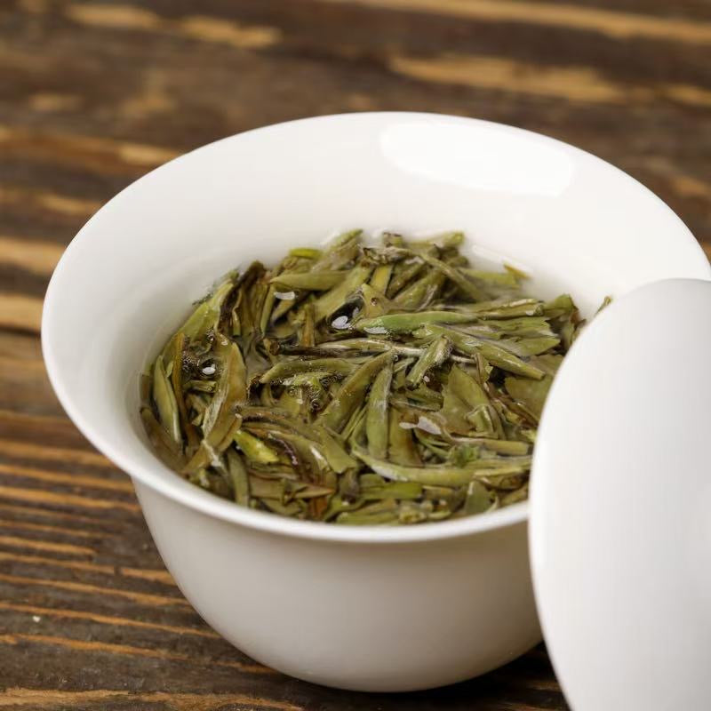 2024 Gold Brick — Silver Needle White Tea · 100g Pressed Brick
