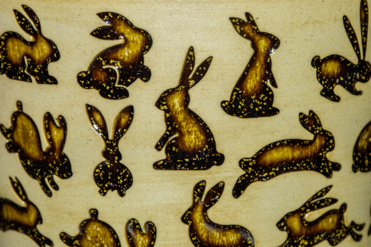 55 Carved Bunny Tea Cup + Hulu Freebie — Mid Autumn Harmony