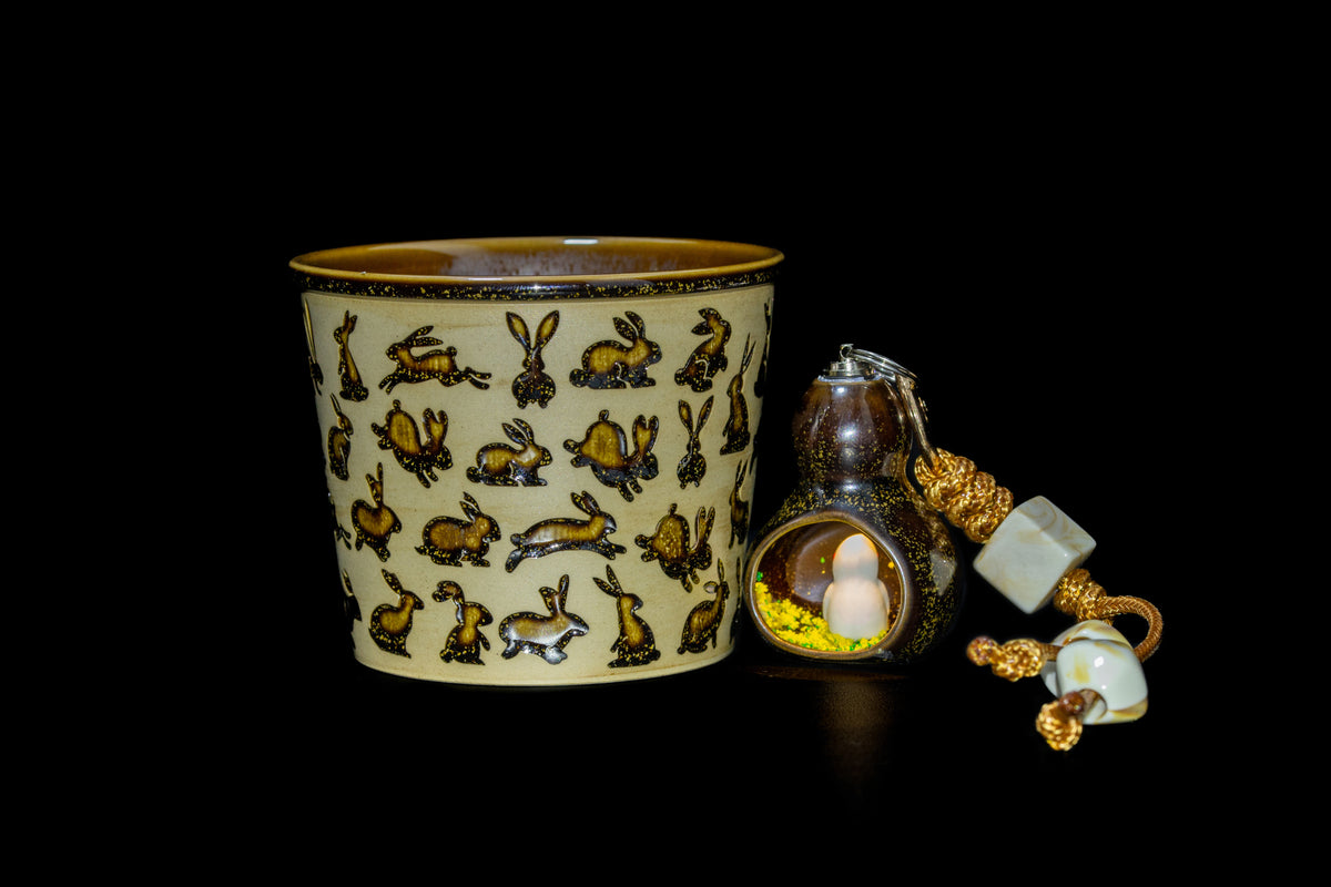55 Carved Bunny Tea Cup + Hulu Freebie — Mid Autumn Harmony